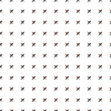 Soyut geometrik şekilli kusursuz desen