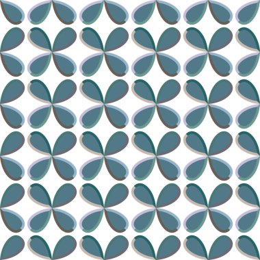 Geometrik şekilli kusursuz desen vektör çizimi