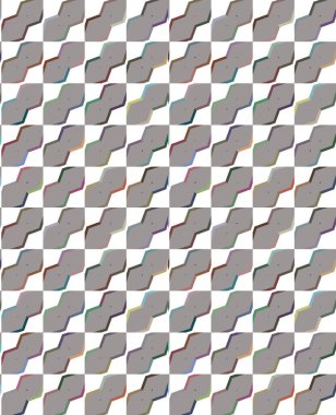 Soyut geometrik şekilli kusursuz desen