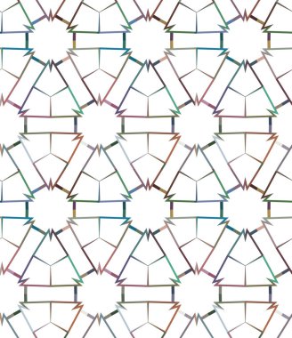Geometrik süs tarzında soyut arkaplan dokusu. Kusursuz tasarım.