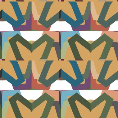 soyut dikişsiz geometrik desen resimleme arkaplanı 