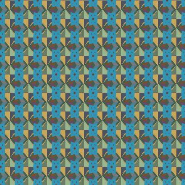 soyut dikişsiz geometrik desen resimleme arkaplanı