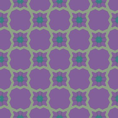 Geometrik şekilli kusursuz desen vektör çizimi