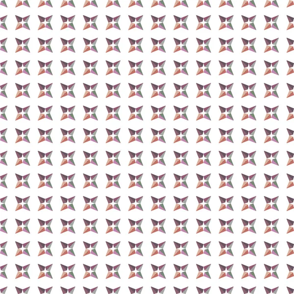 Αφηρημένη Αδιάλειπτη Απεικόνιση Διάνυσμα Μοτίβο Διαφορετικά Γεωμετρικά Σχήματα — Διανυσματικό Αρχείο