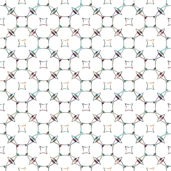 Motif Ornemental Géométrique Sans Couture Fond Abstrait — Image vectorielle