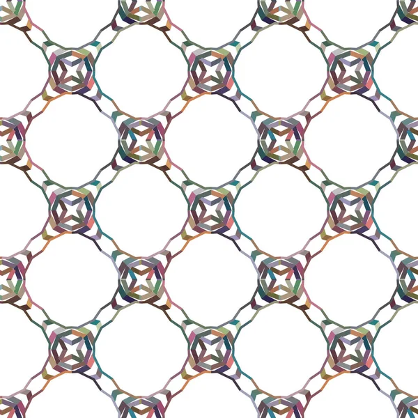 Patrón Ornamental Geométrico Sin Costuras Fondo Abstracto — Archivo Imágenes Vectoriales