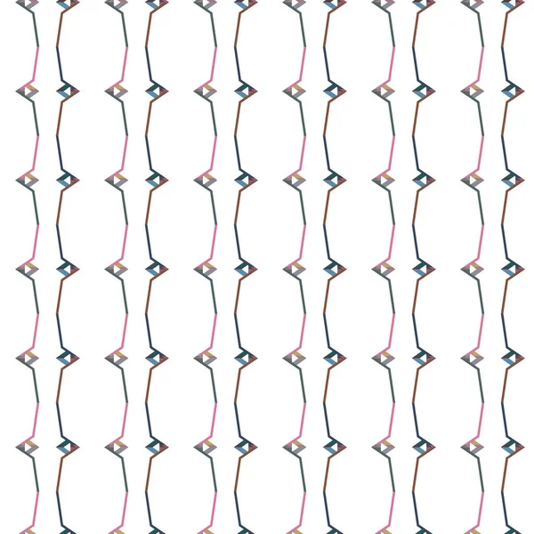 Modello Senza Soluzione Continuità Con Forme Geometriche Illustrazione Vettoriale — Vettoriale Stock