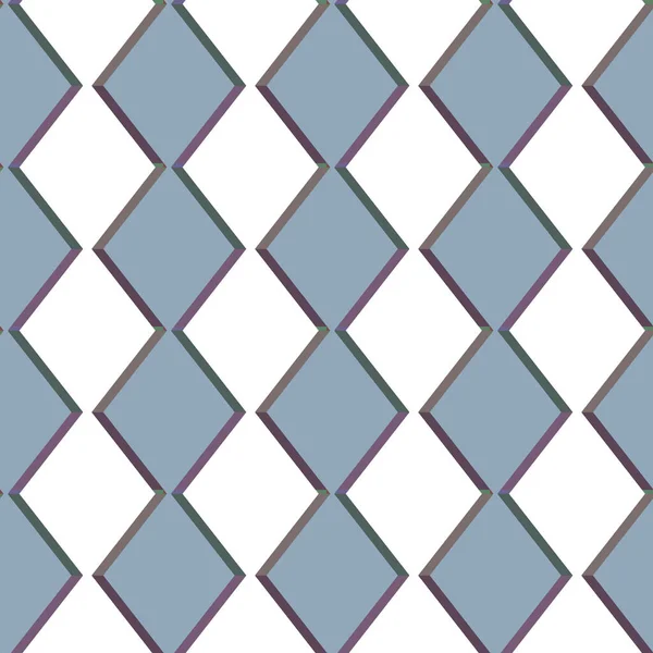 Patrón Sin Costura Con Formas Geométricas Vector Ilustración — Archivo Imágenes Vectoriales
