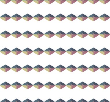 Tekrarlanan geometrik şekilli kusursuz desen, vektör illüstrasyonuName