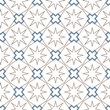 Tekrarlanan geometrik şekilli kusursuz desen, vektör illüstrasyonuName