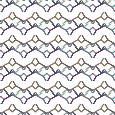 Soyut geometrik şekilli kusursuz desen