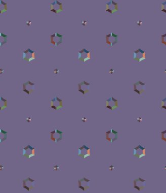 Soyut geometrik şekilli kusursuz desen