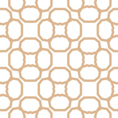 farklı geometrik şekillere sahip soyut, pürüzsüz desensiz vektör çizimi