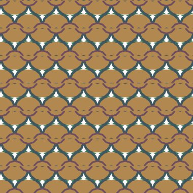 Geometrik şekilli kusursuz desen vektör çizimi