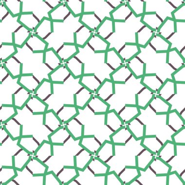 Geometrik şekilli kusursuz desen vektör çizimi