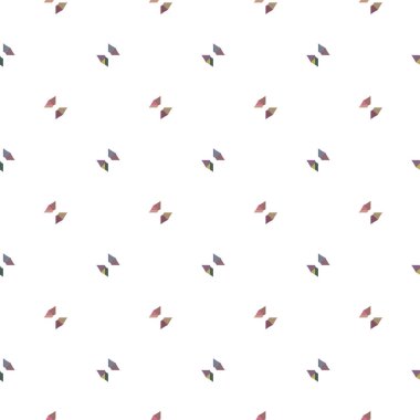 farklı geometrik şekillere sahip soyut, pürüzsüz desensiz vektör çizimi