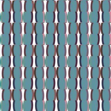 Geometrik şekilli kusursuz desen vektör çizimi