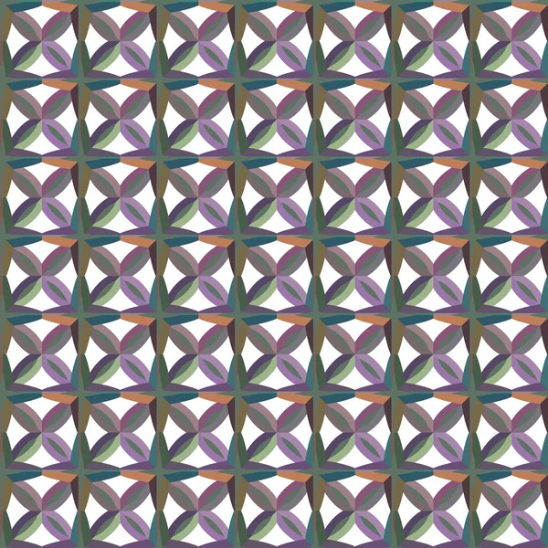 Patrón Ornamental Geométrico Sin Costuras Fondo Abstracto — Vector de stock