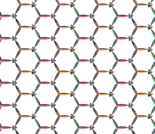 Astratto Senza Soluzione Continuità Modello Geometrico Illustrazione Sfondo — Vettoriale Stock