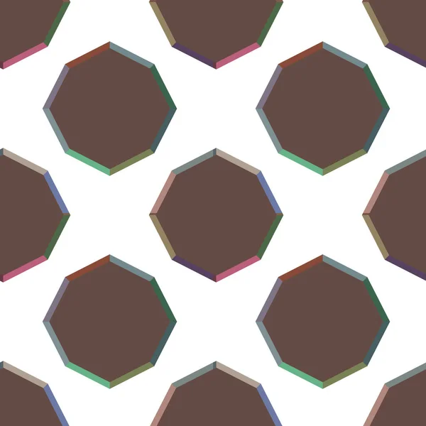 Patrón Ornamental Geométrico Sin Costuras Fondo Abstracto — Archivo Imágenes Vectoriales