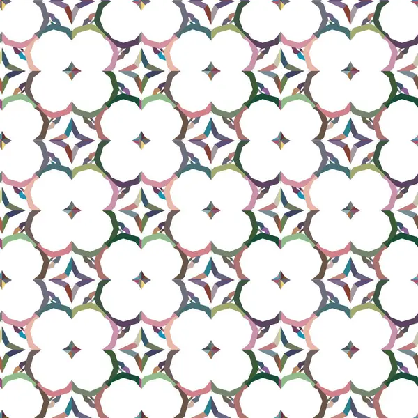 Motif Ornemental Géométrique Sans Couture Fond Abstrait — Image vectorielle