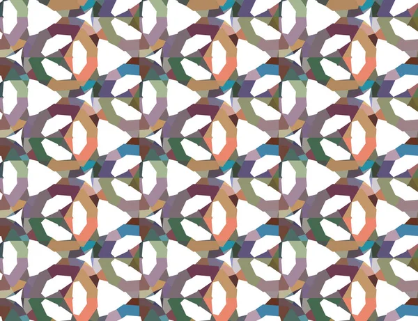 Patrón Ornamental Geométrico Sin Costuras Fondo Abstracto — Archivo Imágenes Vectoriales