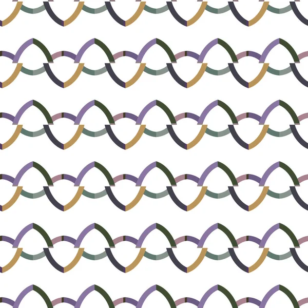 Абстрактний Безшовний Візерунок Векторні Ілюстрації Різними Геометричними Формами — стоковий вектор