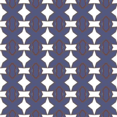 Geometrik şekilli kusursuz desen vektör çizimi