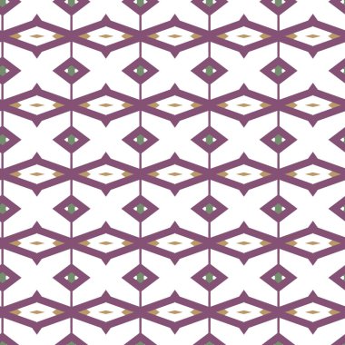 Geometrik şekilli kusursuz desen vektör çizimi