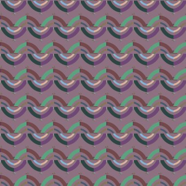 Geometrik şekilli kusursuz desen vektör çizimi