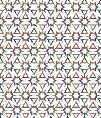 Geometrik şekilli kusursuz desen vektör çizimi
