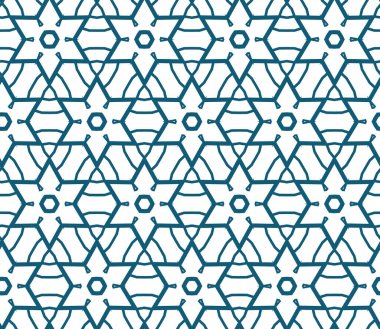 Soyut geometrik şekilli kusursuz desen