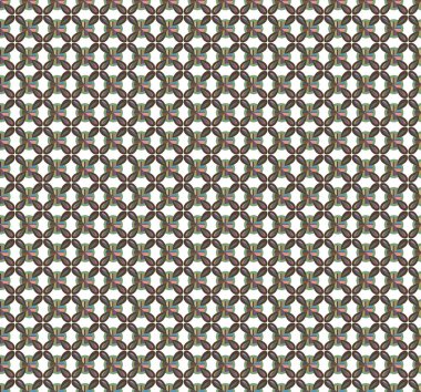 Tekrarlanan geometrik şekilli kusursuz desen, vektör illüstrasyonuName