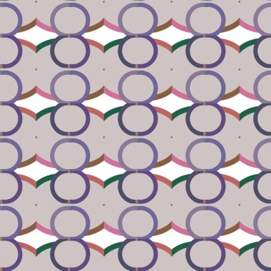 Geometrik şekilli kusursuz desen vektör çizimi