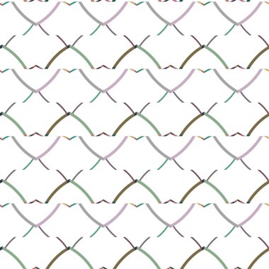 Geometrik şekilli kusursuz desen vektör çizimi
