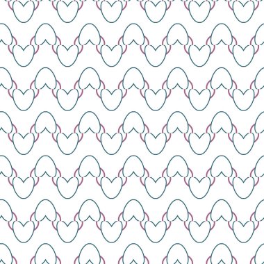 Tekrarlanan geometrik şekilli kusursuz desen, vektör illüstrasyonuName