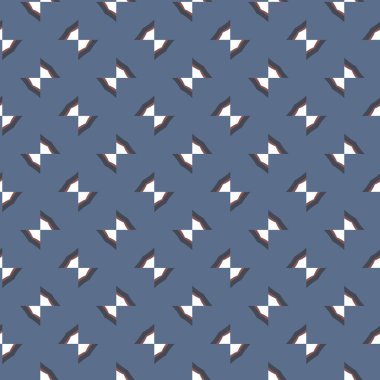 Geometrik şekilli kusursuz desen vektör çizimi