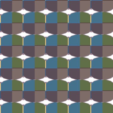 Tekrarlanan geometrik şekilli kusursuz desen, vektör illüstrasyonuName