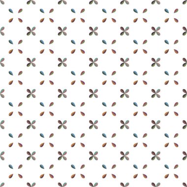 Tekrarlanan geometrik şekilli kusursuz desen, vektör illüstrasyonuName