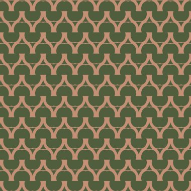 Geometrik şekilli kusursuz desen vektör çizimi