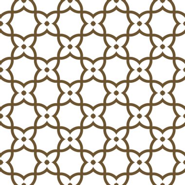 Soyut geometrik şekilli kusursuz desen