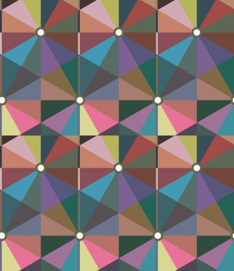 Geometrik şekilli kusursuz desen vektör çizimi