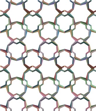 soyut dikişsiz geometrik desen resimleme arkaplanı