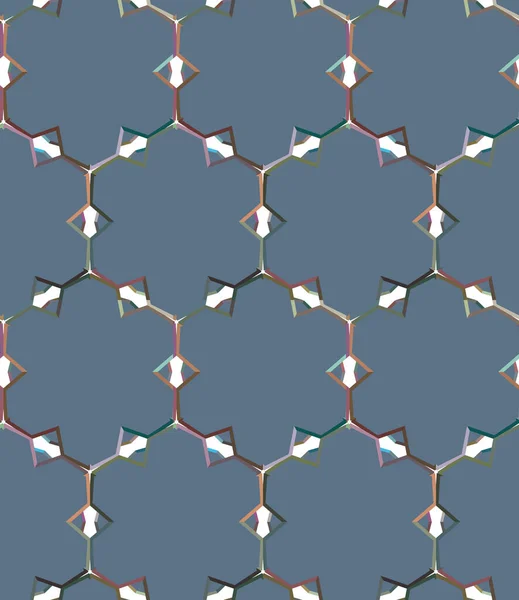 Modello Senza Soluzione Continuità Carta Parati Astratta Illustrazione Vettoriale — Vettoriale Stock