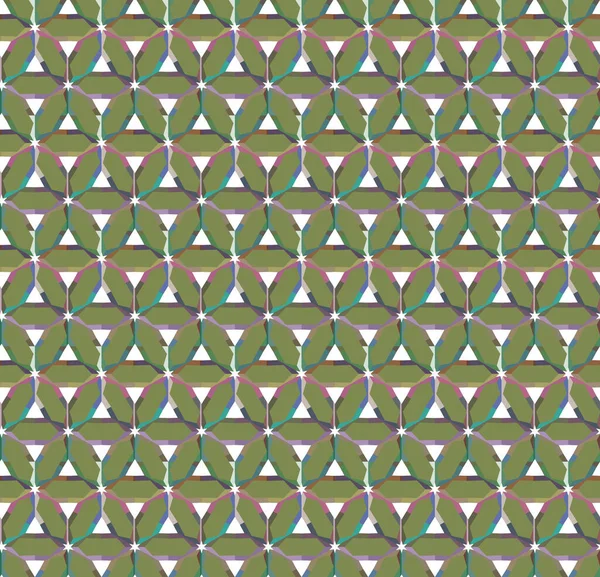 Motif Ornemental Géométrique Sans Couture Fond Abstrait — Image vectorielle