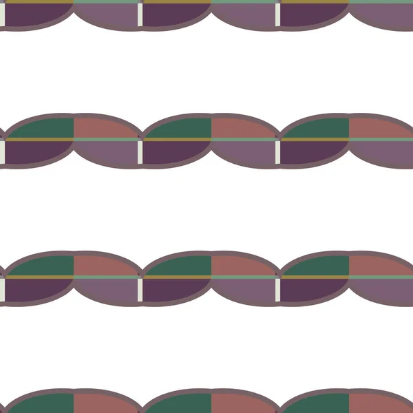 Nahtlose Muster Mit Abstrakten Geometrischen Formen — Stockvektor