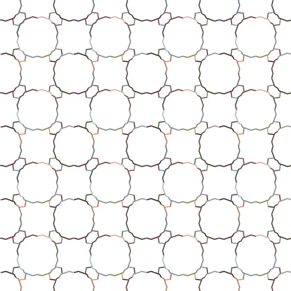 Geometrik Şekilli Kusursuz Desen Vektör Çizimi — Stok Vektör