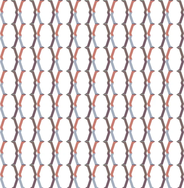 Astratto Modello Senza Soluzione Continuità Illustrazione Vettoriale Con Diverse Forme — Vettoriale Stock