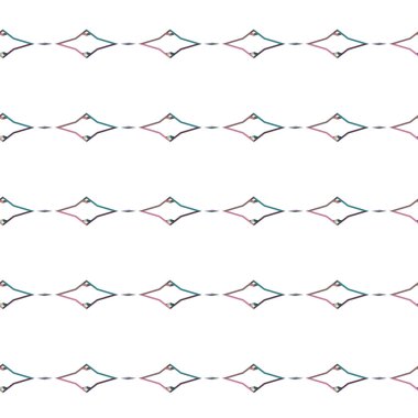 farklı geometrik şekillere sahip soyut, pürüzsüz desensiz vektör çizimi