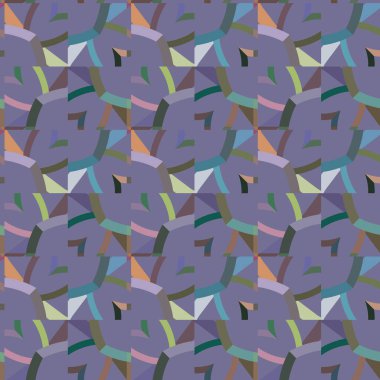 Geometrik süslemeli vektör deseni. Kusursuz tasarım dokusu.